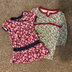 Two Tea Collections Girls’ tops. 12-18/18-24mo